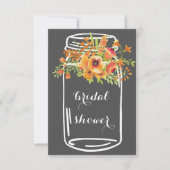 Uitnodigingen voor de florische, rustige bridale d (Voorkant)