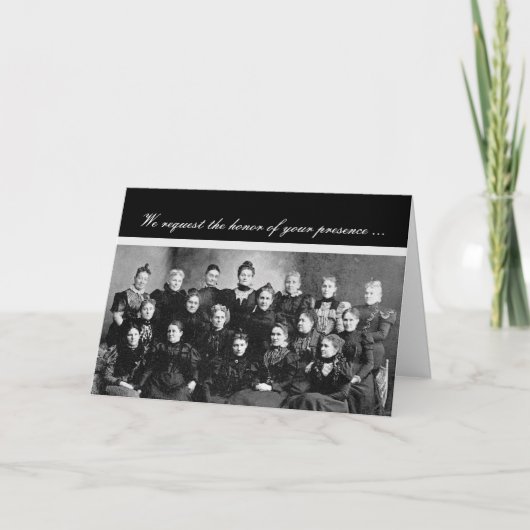  uitnodigingen voor de groep van dames Humor (Voorkant)