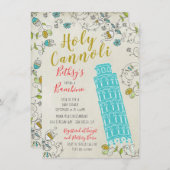 Uitnodigingen voor de Italiaanse toren van Pisa Ba (Voorkant / Achterkant)