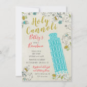 Uitnodigingen voor de Italiaanse toren van Pisa Ba (Voorkant)