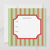 Uitnodigingen voor de kerstboog (Achterkant)