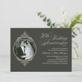 Uitnodigingen voor de klassieke 50e verjaardag fot (Staand voorkant)