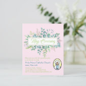 Uitnodigingen voor de Krooning van Meimariakatholi (Staand voorkant)