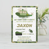 Uitnodigingen voor de landmacht (Staand voorkant)