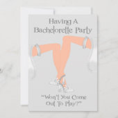 Uitnodigingen voor de Lesbische Bachelorette-parti (Voorkant)