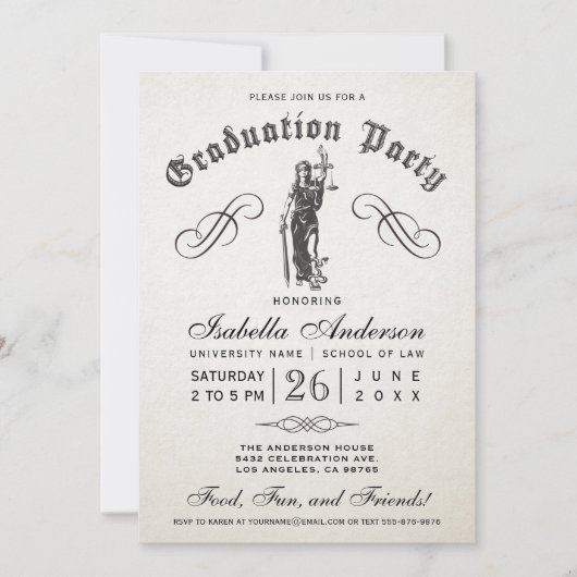 Uitnodigingen voor de opleiding van rechtenscholen (Voorkant)