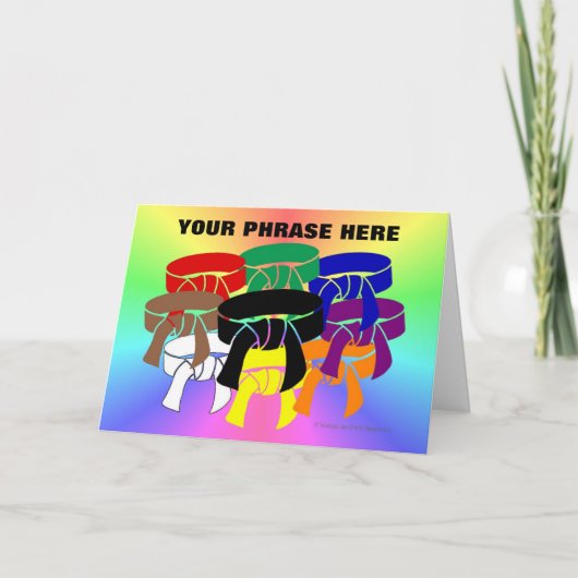 Uitnodigingen voor de Ring of Belts Gepersonalisee (Voorkant)