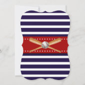 Uitnodigingen voor de tweede Baseball (Achterkant)