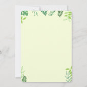 Uitnodigingen voor de verjaardag van de dinosaurus (Achterkant)