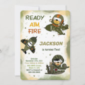 Uitnodigingen voor de verjaardag van het leger (Voorkant)