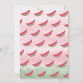 Uitnodigingen voor de verjaardag van Watermelon (Achterkant)
