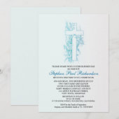 Uitnodigingen voor de viering van de Blauwe Jongen (Voorkant / Achterkant)