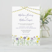 Uitnodigingen voor de viering van de Wilde bloemen (Staand voorkant)