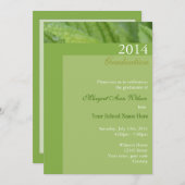 Uitnodigingen voor de viering van het groene afstu (Voorkant / Achterkant)