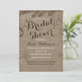 Uitnodigingen voor de Winterbridal van Rustic Kraf (Staand voorkant)