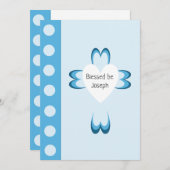 Uitnodigingen voor de zalige doop (Voorkant / Achterkant)