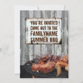 Uitnodigingen voor de zomer van de BBQ (Voorkant)