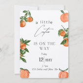 Uitnodigingen voor de zomerbabyshower (Voorkant)