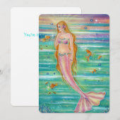 Uitnodigingen voor de zondagsmaidenpartij Renee La (Voorkant / Achterkant)