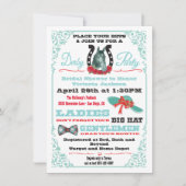 Uitnodigingen voor Derby Horse Racing Bridal Showe (Voorkant)