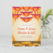 Uitnodigingen voor Digital Haldi & uitnodigingen v (Staand voorkant)