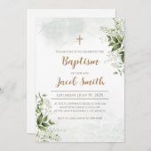 Uitnodigingen voor doop jongen & uitnodigingen voo (Voorkant / Achterkant)