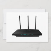 Uitnodigingen voor draadloze routers (Voorkant)