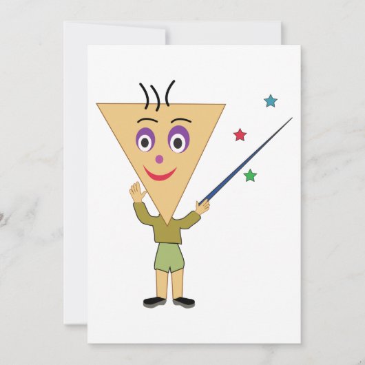 Uitnodigingen voor driekwart hoofdteken (Voorkant)