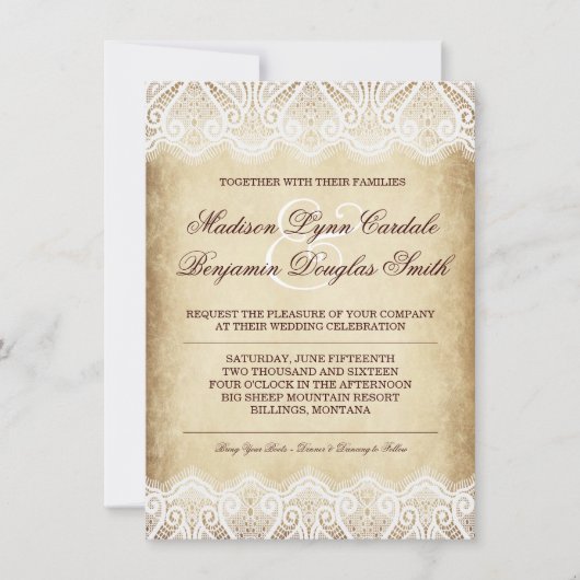 Uitnodigingen voor  drieluidingen in het bijtende  (Voorkant)