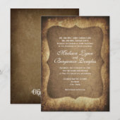 Uitnodigingen voor drietraceboodschappen in de de (Voorkant / Achterkant)