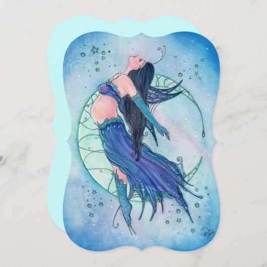 Uitnodigingen voor een babydouche van Renee L Lavo (Voorkant / Achterkant)