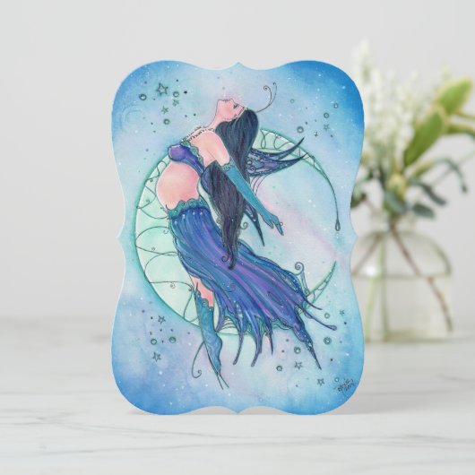 Uitnodigingen voor een babydouche van Renee L Lavo (Staand voorkant)