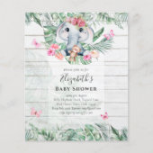 Uitnodigingen voor een babyshower voor schattige b (Voorkant)