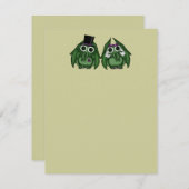 Uitnodigingen voor een Cthulhu-huwelijk (Voorkant / Achterkant)