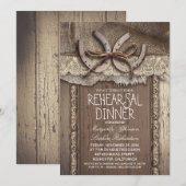 Uitnodigingen voor een diner in  landen (Voorkant / Achterkant)