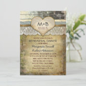 uitnodigingen voor een diner uit de britse repetit (Staand voorkant)