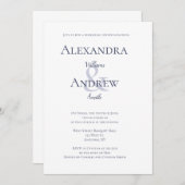 Uitnodigingen voor een diner voor een marinesurrep (Voorkant / Achterkant)