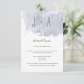 Uitnodigingen voor een diner voor een waterverf va (Staand voorkant)