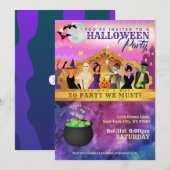 Uitnodigingen voor een Hallowen-feestje (Voorkant / Achterkant)