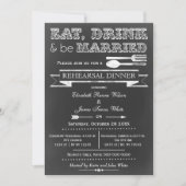 Uitnodigingen voor een heroefening van een drink v (Voorkant)