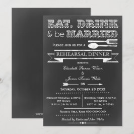 Uitnodigingen voor een heroefening van een drink v