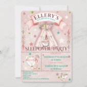 Uitnodigingen voor een logeerpartij | Verjaardag S (Voorkant)