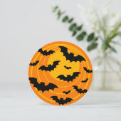 Uitnodigingen voor een op maat gesneden halloween- (Staand voorkant)