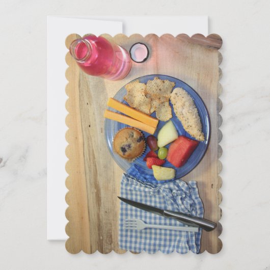 Uitnodigingen voor een smörgasbord-picknick (Voorkant)
