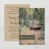 Uitnodigingen voor een stijlvolle bruiloft (Voorkant / Achterkant)