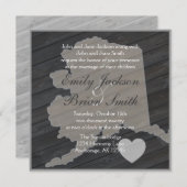 Uitnodigingen voor een trouwe bruiloft van Alaska (Voorkant / Achterkant)