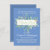 Uitnodigingen voor een Trouwfeest Goedkoop MODERNE (Voorkant / Achterkant)