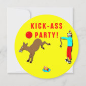 Uitnodigingen voor een verjaardagsfeestje voor vol (Voorkant)