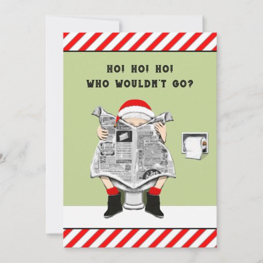 Uitnodigingen voor een volwassen vakantiefeest (Voorkant)