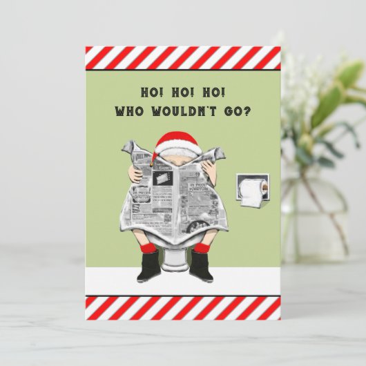 Uitnodigingen voor een volwassen vakantiefeest (Staand voorkant)
